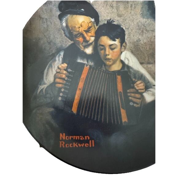 Knowles NORMAN ROCKWELL “The Music Maker” Limited Edition 1981 - Picture 2 of 5